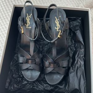 Ysl tribute sandals pretty good condition